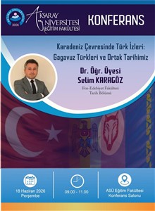 Karadeniz Çevresinde Türk İzleri: Gagavuz Türkleri ve Ortak Tarihimiz Konferansı