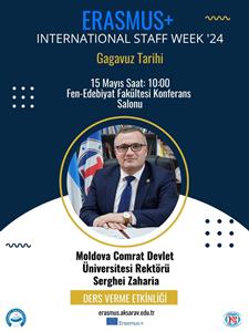 Moldova Komrat Devlet Üniversitesi Rektörü Serghei Zaharia Gagavuz Tarihi Başlıklı Konferans Gerçekleştirdi