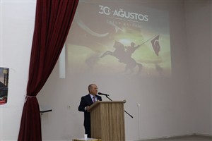 Tarih Bölümümüzden Toplumsal Katkı Faaliyeti: 30 Ağustos Zafer Bayramı Konferansı