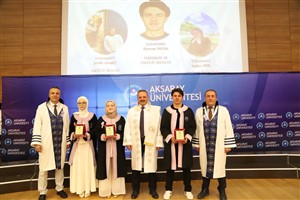 Bölümümüz Öğrencisi Bayram Doğan Aksaray Üniversitesi Birincisi Oldu!