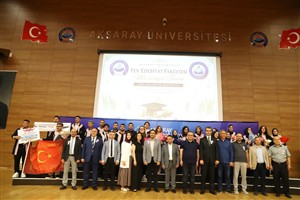 Bölümümüz Öğrencisi Bayram Doğan Aksaray Üniversitesi Birincisi Oldu!